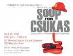 'Soup for Csukas' dinner is April 15