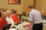 Priests welcome Archbishop Thompson to Convocation