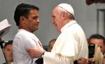 At Rio hospital, pope offers drug addicts an embrace and a challenge  