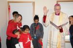 Bishop Siegel blesses Catholics for Habitat's 2018 home